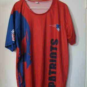 * 2/$15 New England Patriots NFL Jersey Red Blue 5XL Excellent